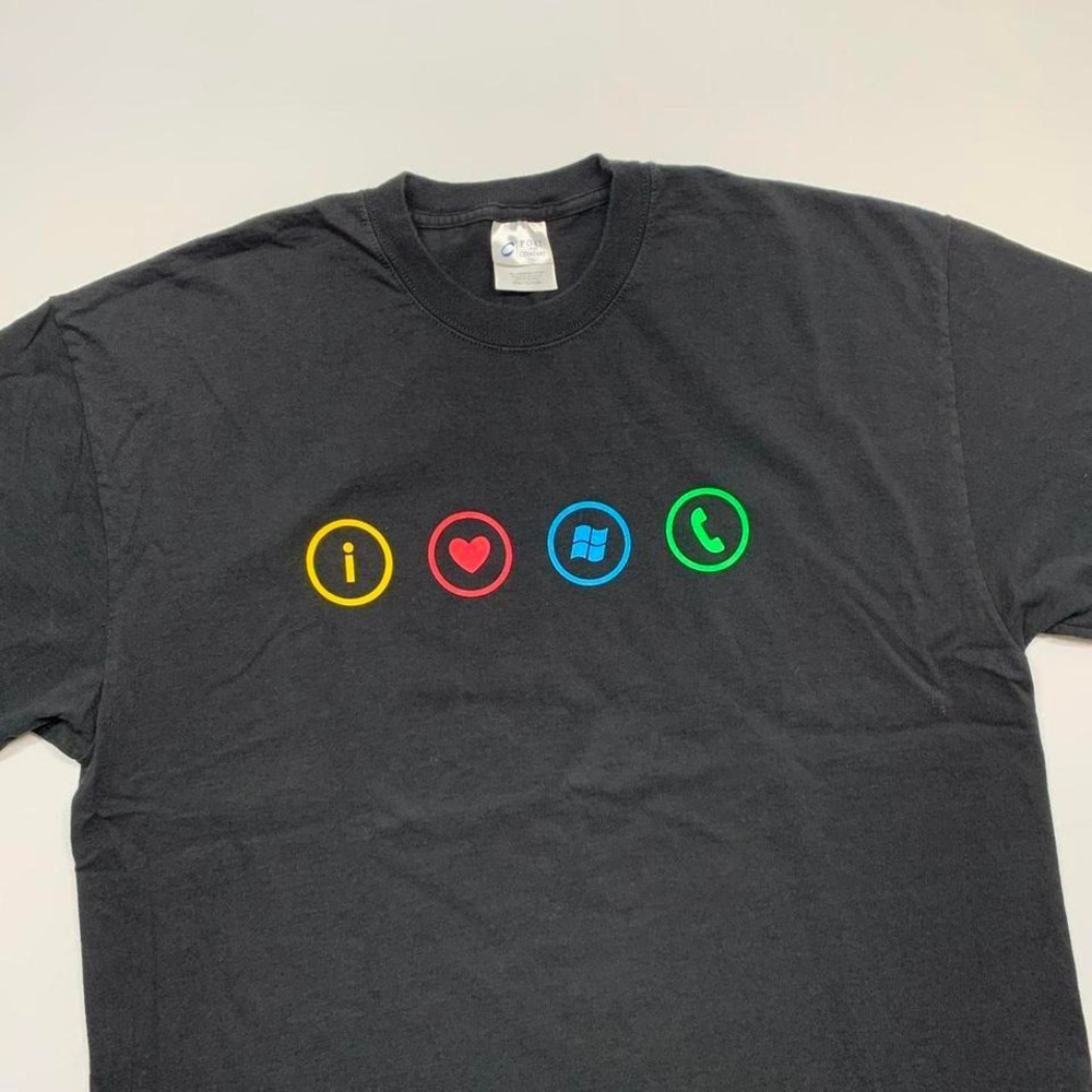 Mkcrosoft Windows Phone Promo Advertising T-shirt‎ Size XL